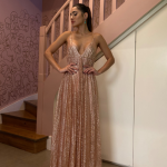 Tule Glitter Rose Gold