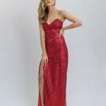 Vermelho Brilhos Tomara que Caia