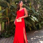 Slip Dress Vermelho