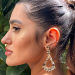 Brinco Leque Citrino