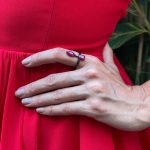 Anel Red Com Ródio Negro