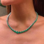 Colar Oval Turmalina