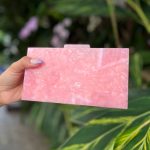 Clutch Marmorizada Rosa