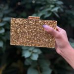 Clutch Marmorizada Dourada