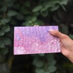 Clutch Marmorizada Lavanda