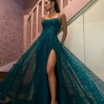 Tule Geométrico Verde