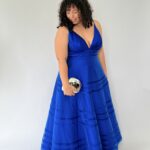 Princesa Geométrico Azul Royal