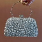 Clutch Retangular Amanda Prata