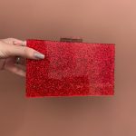 Clutch Glitter Red