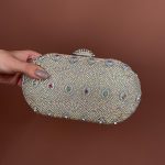 Clutch Pedraria Prata