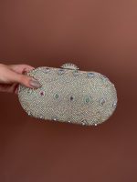 Clutch Pedraria Prata