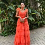 Tule e Plumas Laranja