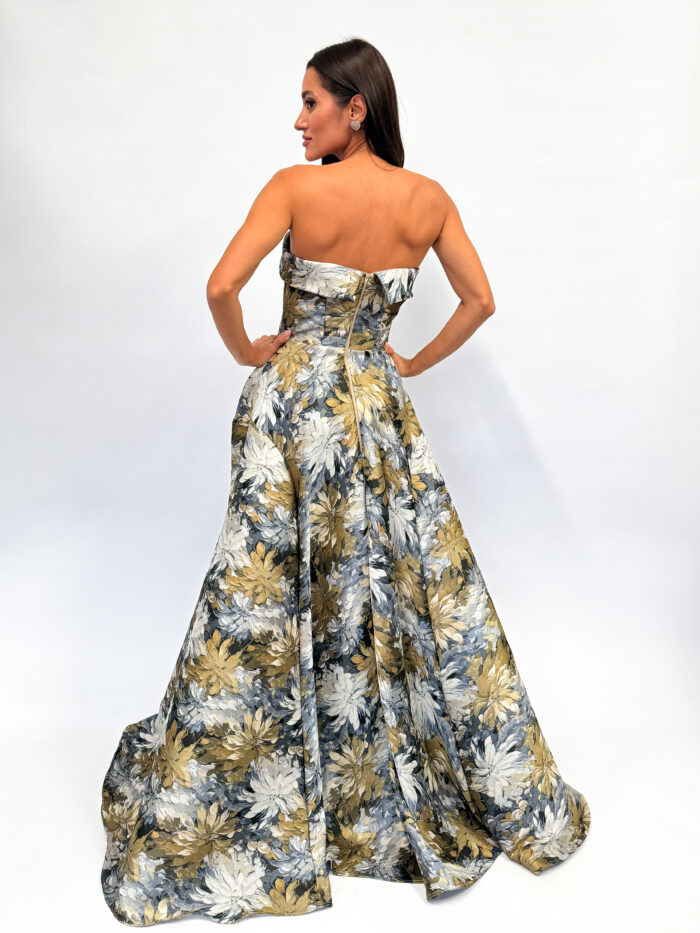 Nelly Azul com Dourado - Imagem 2