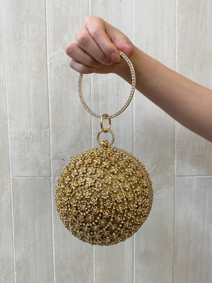 Clutch Globo Dourada - Imagem 1