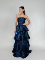 Magnólia Jacquard Azul