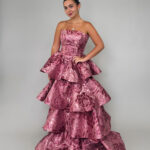 Magnólia Jacquard Rose