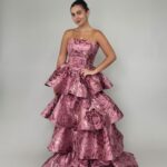 Magnólia Jacquard Rose