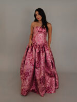 Serena Jacquard Rose