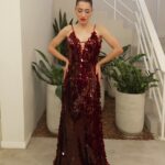 VESTIDO AISHA MARSALA