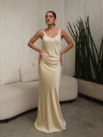 Vestido Kate amarelo manteiga - movie star