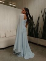 Vestido Grace Kelly azul - movie star - Imagem 2