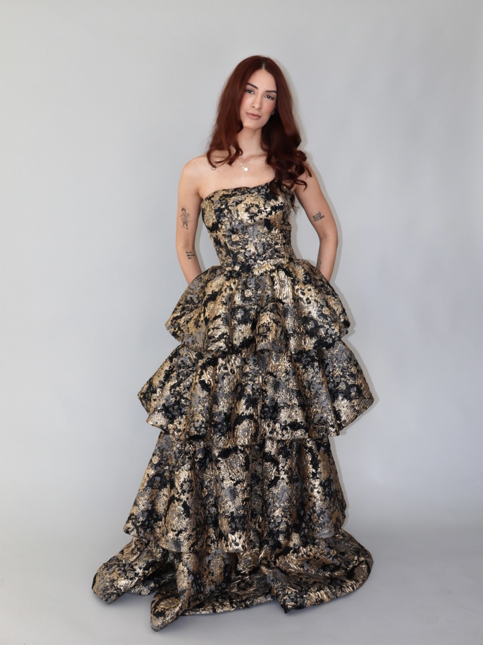 IMG_3300 Magnólia Jacquard Preto - Imagem 1