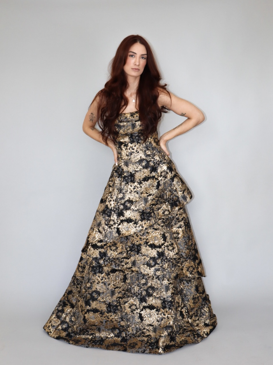 IMG_3385 Lunerine Jacquard Preto - Imagem 1