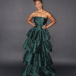 Magnólia Jacquard Verde