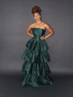 Magnólia Jacquard Verde