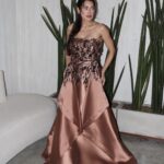 Mocha bronze bordado