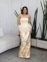Lana Jacquard Dourado