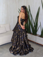 Lunerine Jacquard Azul - Imagem 2