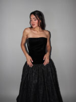 Vestido Belle Jacquard Veludo - Imagem 3